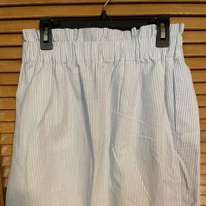 Lauren James "Life is better in Seersucker" Pinstriped Light Blue/White Size: S